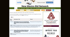 Desktop Screenshot of newmexicobids.com